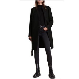 All Saints Sidney Wool Blend Coat
